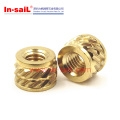 China Fastener Fabricante M8 Brass Insert Nut